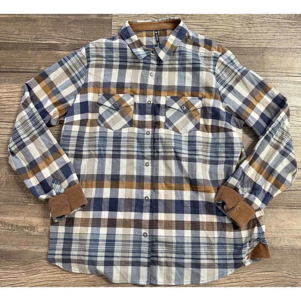Kuhl Women's Tess Flannel Long Sleeve Sz XL NWT